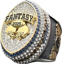 MASSIVE 2025 FANTASY FOOTBALL CHAMPIONSHIP RING Silver+ Gold