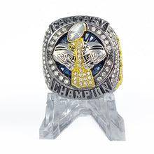 2024 PREMIUM Fantasy Football Championship Ring | Gunmetal tone | with Stand