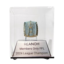 2024 RING INCLUDED Customizable Display Case | Fantasy Football Championship Ring