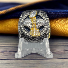 2024 PREMIUM Fantasy Football Championship Ring | Gunmetal tone | with Stand