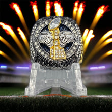 2024 PREMIUM Fantasy Football Championship Ring | Gunmetal tone | with Stand
