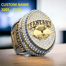 CUSTOM NAME 2005 - 2023 Fantasy Football Championship Ring MASSIVE