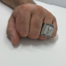 2021 FANTASY FOOTBALL CHAMPIONSHIP RING Silver Tone