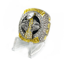 2020 Fantasy Football Championship Ring | Massive Silver and Gold Tone Award Trophy for FFL Champion | with Stand