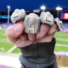 HUGE 2025 FANTASY FOOTBALL CHAMPIONSHIP RING Silver+ Gold