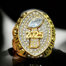 Premium 2025 FANTASY FOOTBALL CHAMPIONSHIP RING Gold and Silver