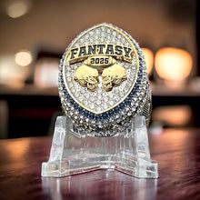 MASSIVE 2025 FANTASY FOOTBALL CHAMPIONSHIP RING Silver+ Gold