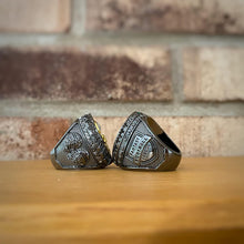 Premium 2025 FANTASY FOOTBALL CHAMPIONSHIP RING Gunmetal Black + Gold