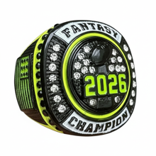 Neon Yellow or Green 2026 Fantasy Football Championship Ring