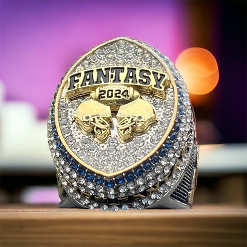 MASSIVE 2024 FANTASY FOOTBALL CHAMPIONSHIP RING Silver+ Gold