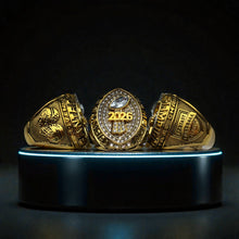 Premium 2026 FANTASY FOOTBALL CHAMPIONSHIP RING Gold and Silver