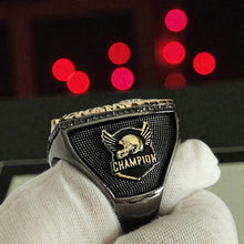HUGE 2025 FANTASY FOOTBALL CHAMPIONSHIP RING Gunmetal Black + Gold