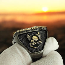 HUGE 2025 FANTASY FOOTBALL CHAMPIONSHIP RING Gunmetal Black + Gold