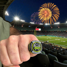 2025 Fantasy Football Championship Ring Neon Yellow or Green