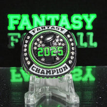 2025 Fantasy Football Championship Ring Neon Yellow or Green