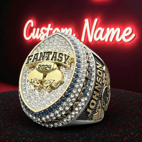 CUSTOM NAME 2024 Fantasy Football Ring MASSIVE