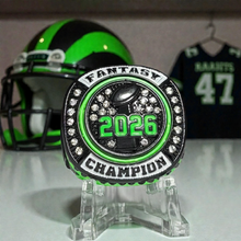 Neon Yellow or Green 2026 Fantasy Football Championship Ring