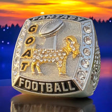GOAT FANTASY FOOTBALL CHAMPIONSHIP RING