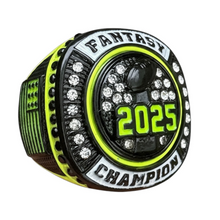 Neon Yellow or Green 2026 Fantasy Football Championship Ring