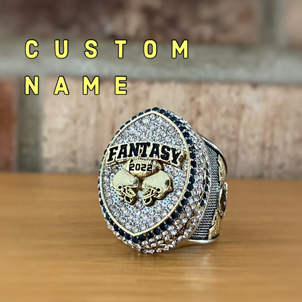 Custom fantasy deals football championship rings
