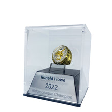 2022 or 2023 RING INCLUDED Customizable Display Case | Fantasy Football Championship Ring